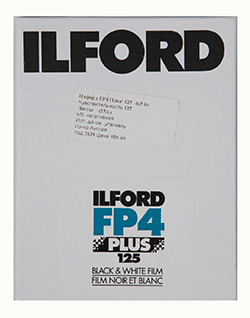 ILFORD FP4 PLUS 125 4 X 5' / 25 